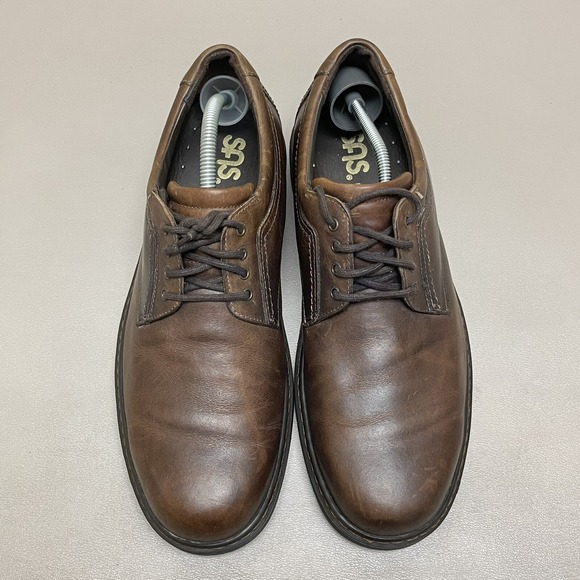 SAS Other - SAS Aden Oxford Men Size 9.5 M‎ Brown Leather Casual Comfort  Shoes Lace Up